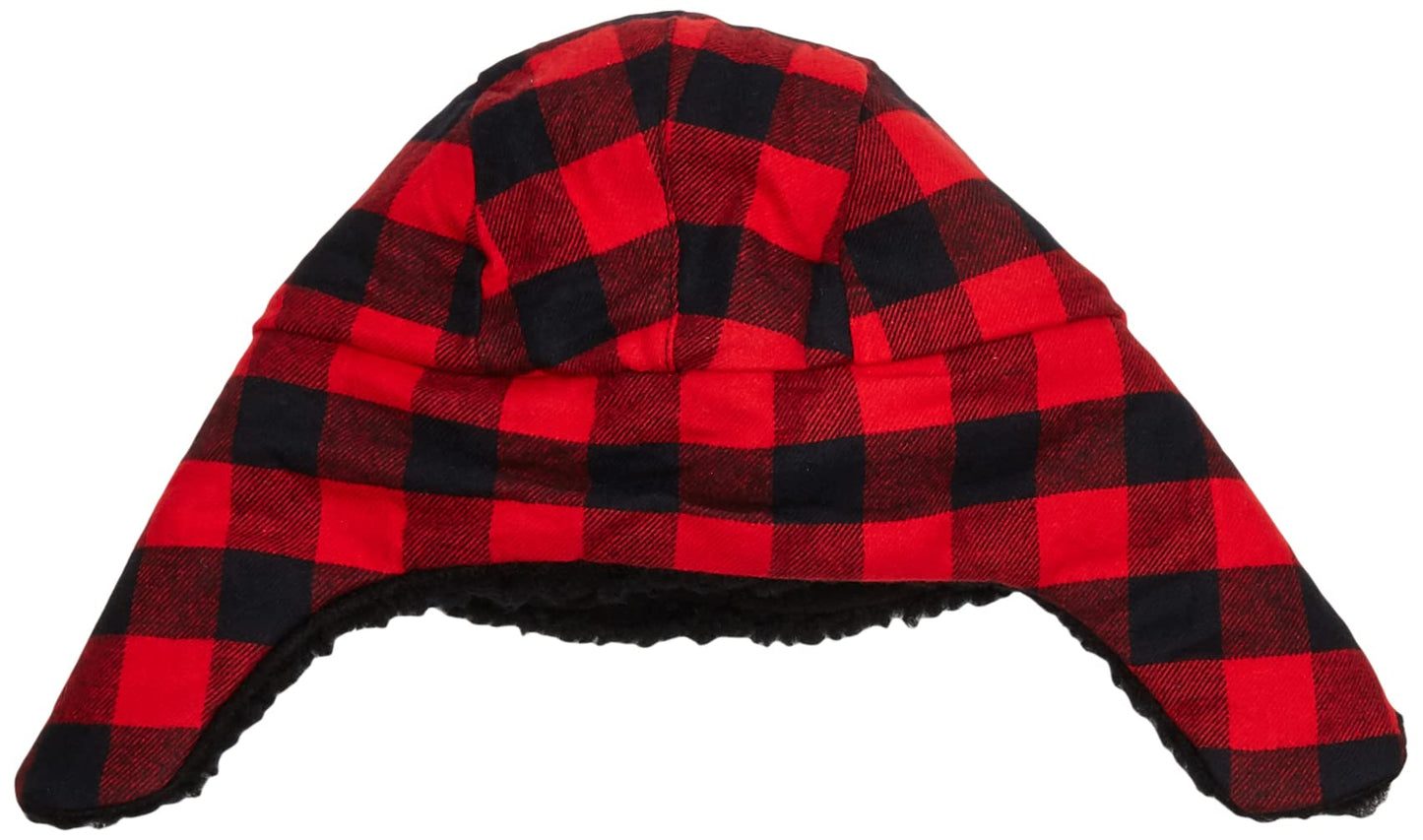 Simple Joys By Carter'S Baby Hat And Mitten Set, Buffalo Check, 12-24 Months
