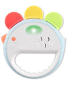 Skip Hop Musical Baby Toy with Sounds Lights and Music, Farmstand Feelin Clucky Tambourine, Age 9m+