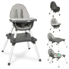 Baby Highchair,6 In 1 High Chairs For Babies And Toddler Baby Feeding Chair Coverts To Highchair For Baby, Kids Learning Table,B