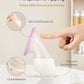 Nuliie 2Pcs Silicone Manual Breast Pump With Leak-Proof Lid & Suction Cup, 4Oz/120Ml Bpa-Free, Wearable Hand Pump Breastmilk, Br
