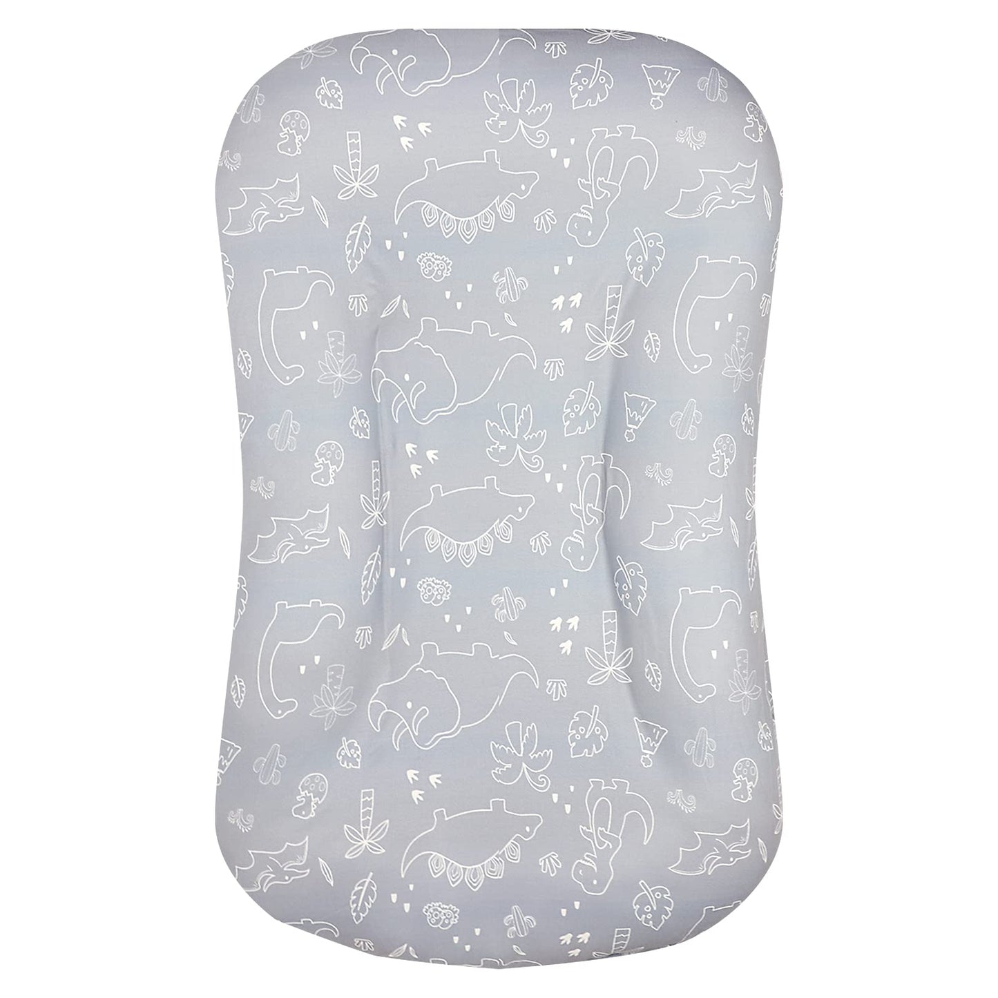 Dilimi Baby Lounger Cover For Boys And Girls Removable Cover Ultra Soft Comfortable Slipcover,Dinosaur(Lounger Not Included)