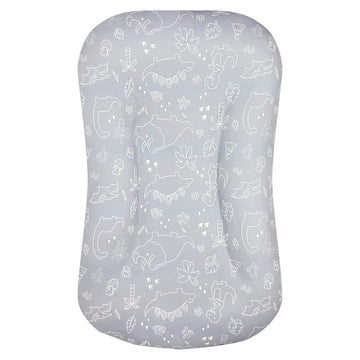 Dilimi Baby Lounger Cover For Boys And Girls Removable Cover Ultra Soft Comfortable Slipcover,Dinosaur(Lounger Not Included)