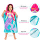 Toddler Hooded Beach Towel Coverup Cape Kids 100% Cotton Soft Quick Dry Absorbent Use For Swim Pool Bath Poncho Towels For 2 To
