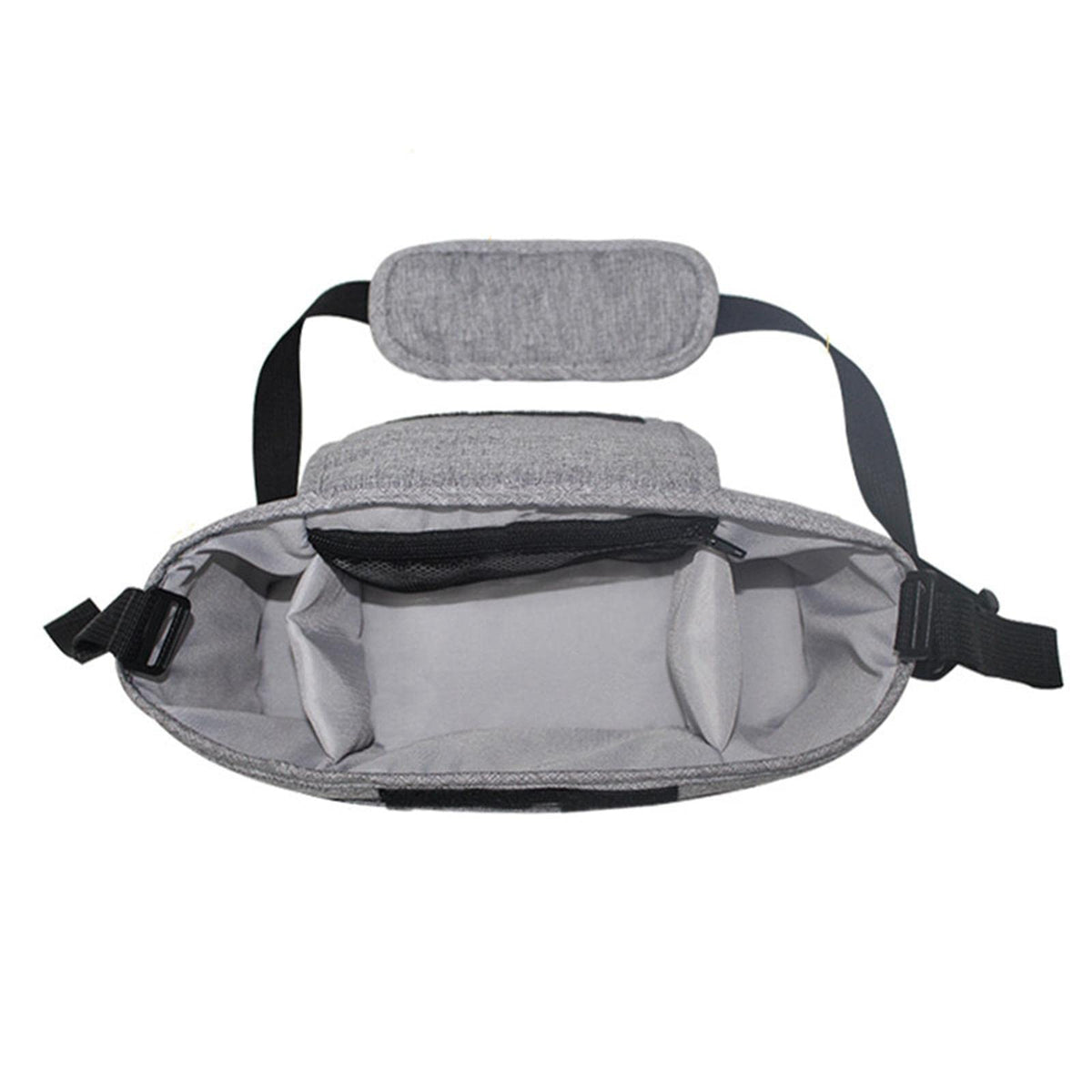 Fashion My Day Universal Baby Stroller Organizer Durable Line Pram Storage Bag Gray