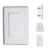 White Double Outlet Covers Baby Proofing (20 Pack, 40 Sockets) | Baby Proof Plug Covers For Electrical Outlets | Safe & Secure B