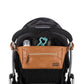 Itzy Ritzy Adjustable Stroller Caddy/Organizer  Stroller Organizer Bag Featuring Front Zippered Pocket, 2 Builtin Interior Poc