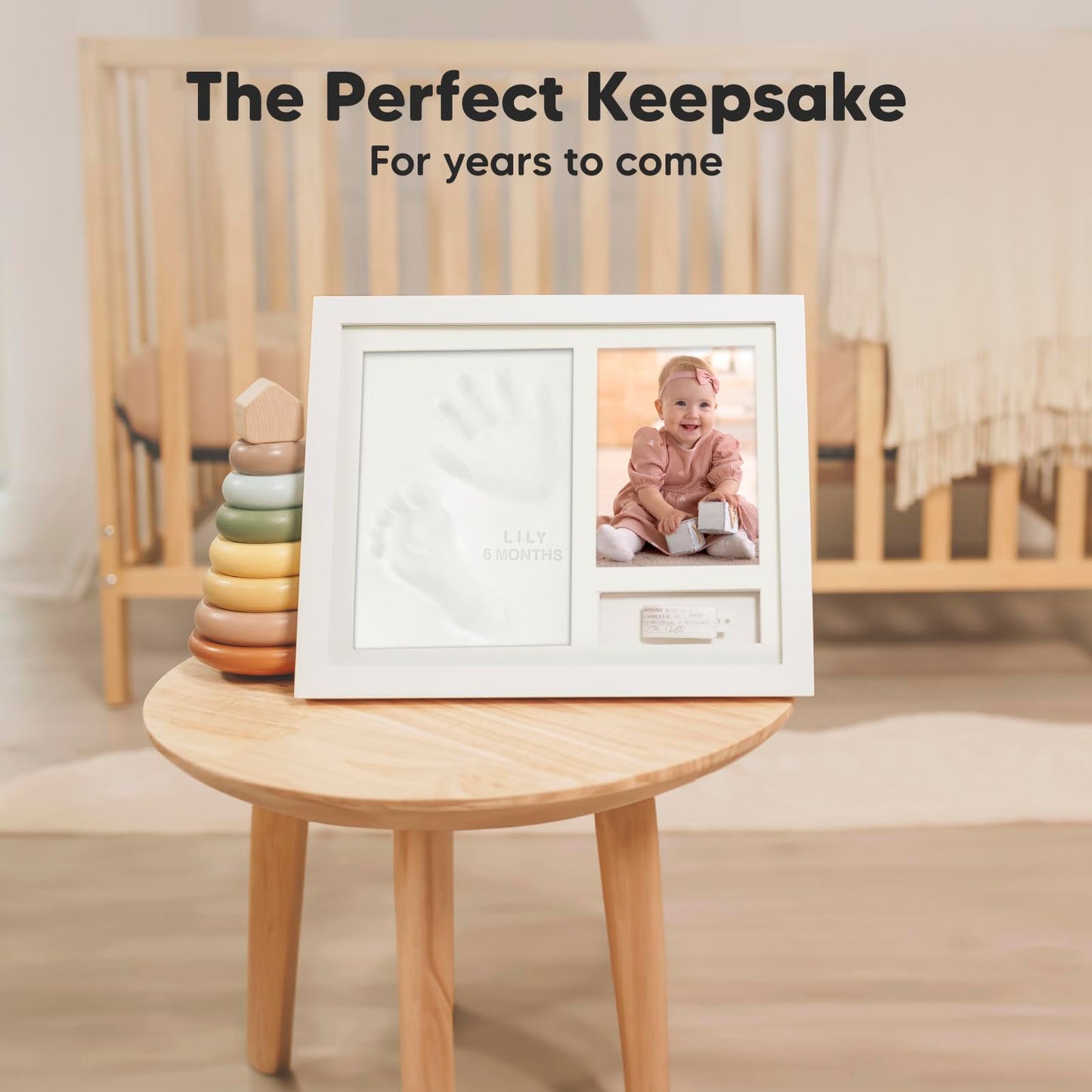 Keababies Baby Footprint Kit - Baby Hand And Footprint Kit, Baby Shower Gifts For Mom, Baby Keepsake, Personalized Baby Picture