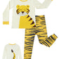 Babee Reshinee Bamboo Viscose Toddler Animal Pajamas Boys Girls Kids Baby 2Pcs Long-Sleeve Pyjamas Set 12-18 Months Snug Fit Sle