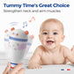 Evoceler Baby Toys, 2 Pac Bear Rattles & Shaker Toys with Teether, Sensory Toys for 0+M Babies, Soft Silicone BPA Free, Perfect