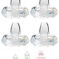 Sippy Nipple for Dr. Browns Wide-Neck Baby Bottles & Sippy Spout Bottles, Soft 100% Silicone Baby Bottle Sippy Straw Nipple, Va