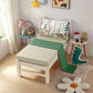 Ckou Ccoo 4 Pieces Woodland Animal Toddler Bedding Set, Forest Deer Bear Bed Comforter Setfor Baby Boys Girls, Cute Toddler Quil