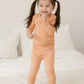 Vaenait Kids Toddler Long Sleeve Sleepwear Pajamas 2Pcs Set Modal Milkorange Jm