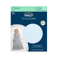 HALO SleepSack, 100% Cotton Wearable Blanket, Swaddle Transition Sleeping Bag, TOG 0.5, Baby Blue, Large