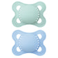 Mam Original Matte Baby Pacifier, Nipple Shape Helps Promote Healthy Oral Development, Sterilizer Case, Boy And Girl , 0-6 Month