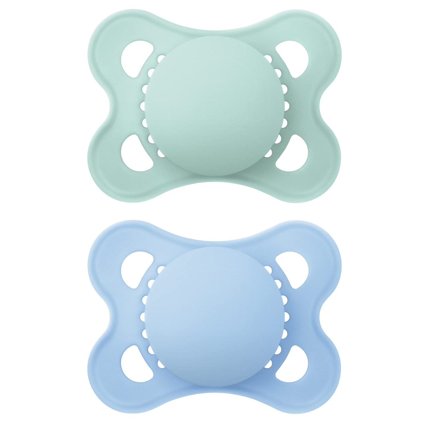Mam Original Matte Baby Pacifier, Nipple Shape Helps Promote Healthy Oral Development, Sterilizer Case, Boy And Girl , 0-6 Month