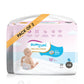 Bumtum Ultra Slim New Born Baby Diaper Pants, 56 Count, For Sensitive Skin, 12 Hrs Protection,Cottony Soft AntiRash Layer, Wetn
