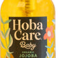 HobaCare 100% Pure Organic Jojoba Baby Oil - Unrefined and Cold Pressed Jojoba Oil - Body & Scalp Massaging Oil for Skin, Hair, 