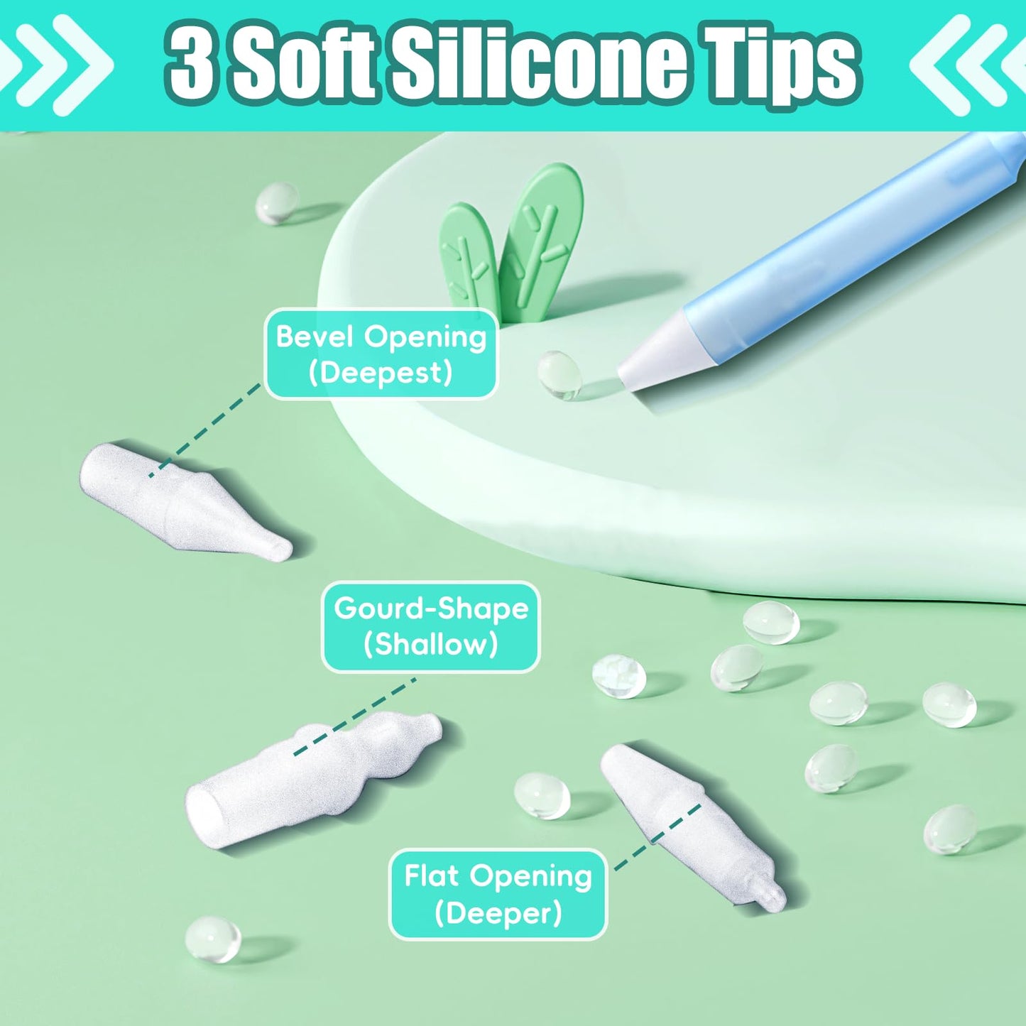 Nasal Aspirator For Baby, Nasal Congestion Relief Nose Cleaner With 2 Silicone Tips Nose Cleaning Tweezer For Babies Infants And