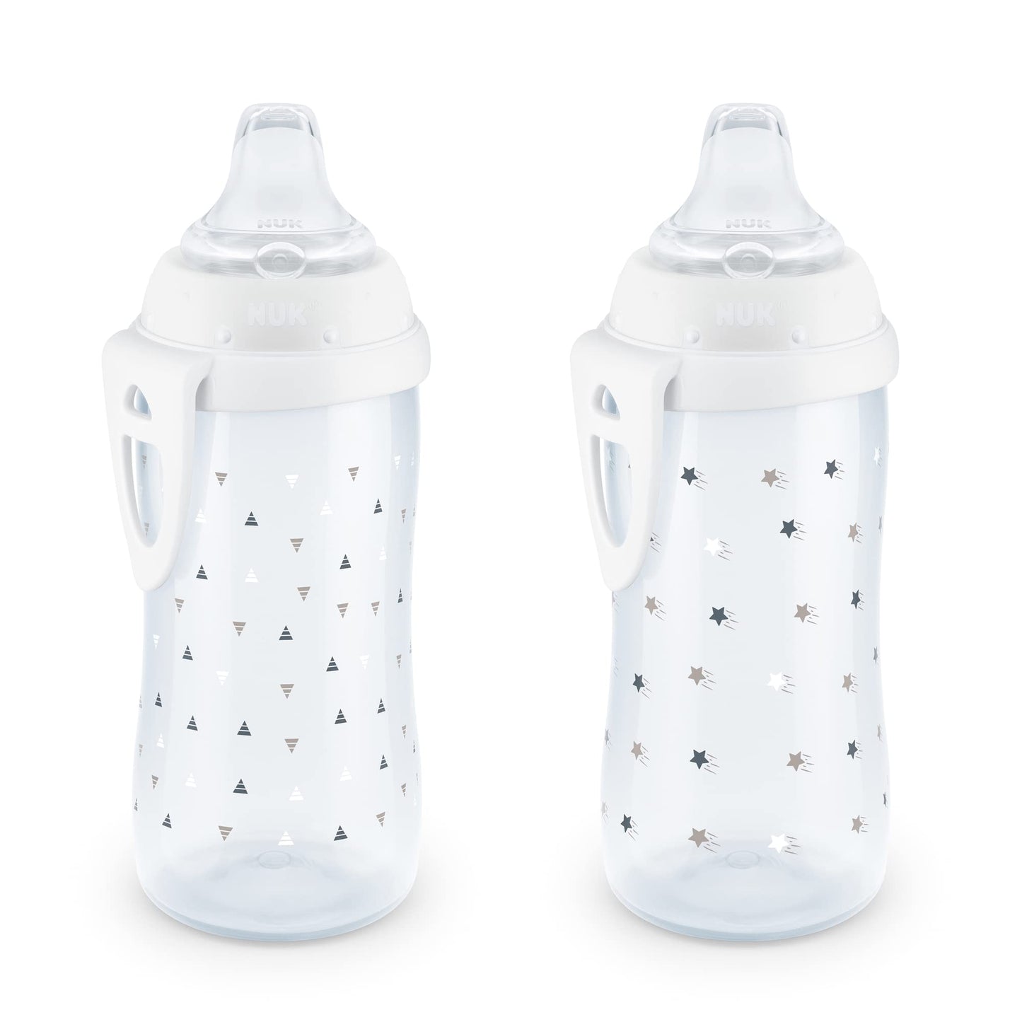 Nuk Active Sippy Cup, 10 Oz, 2 Pack, 12+ Months, Timeless Collection, Amazon Exclusive