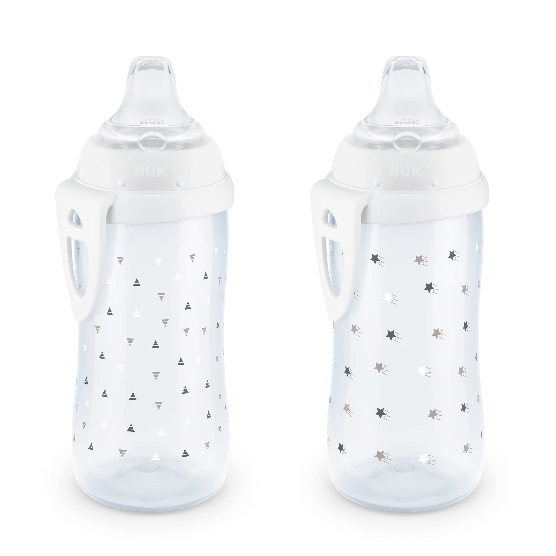 Nuk Active Sippy Cup, 10 Oz, 2 Pack, 12+ Months, Timeless Collection, Amazon Exclusive
