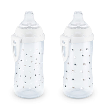 Nuk Active Sippy Cup, 10 Oz, 2 Pack, 12+ Months, Timeless Collection, Amazon Exclusive