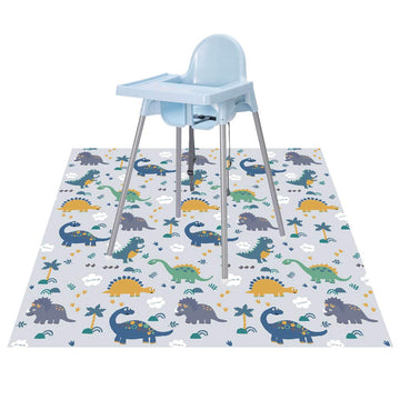 Splat Floor Mat For Under High Chair/Arts/Crafts By Clcrobd, 51' Waterproof Anti-Slip Food Splash Spill Mess Mat, Washable Port