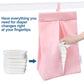 Springspirit Diaper Stacker Diaper Caddy Organizer Easy Access & Dustproof Diaper Bag Portable Hand Free Diaper Holder For Adult