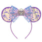 Foeran Mouse Ears Headbands Shiny Bows Mouse Ears Glitter Party Princess Decoration Cosplay Costume For Girls Women (Sequin Ligh