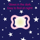 Mam Supreme Night Baby Pacifier, For Sensitive Skin, Patented Nipple, Boy, 0-6 Months (Pack Of 2)
