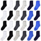 Gentaby Kids Socks,Crew Socks Newborn/Toddler For Children Boys Girls Cozy Athletic Socks, 24Pairs,1T-2T