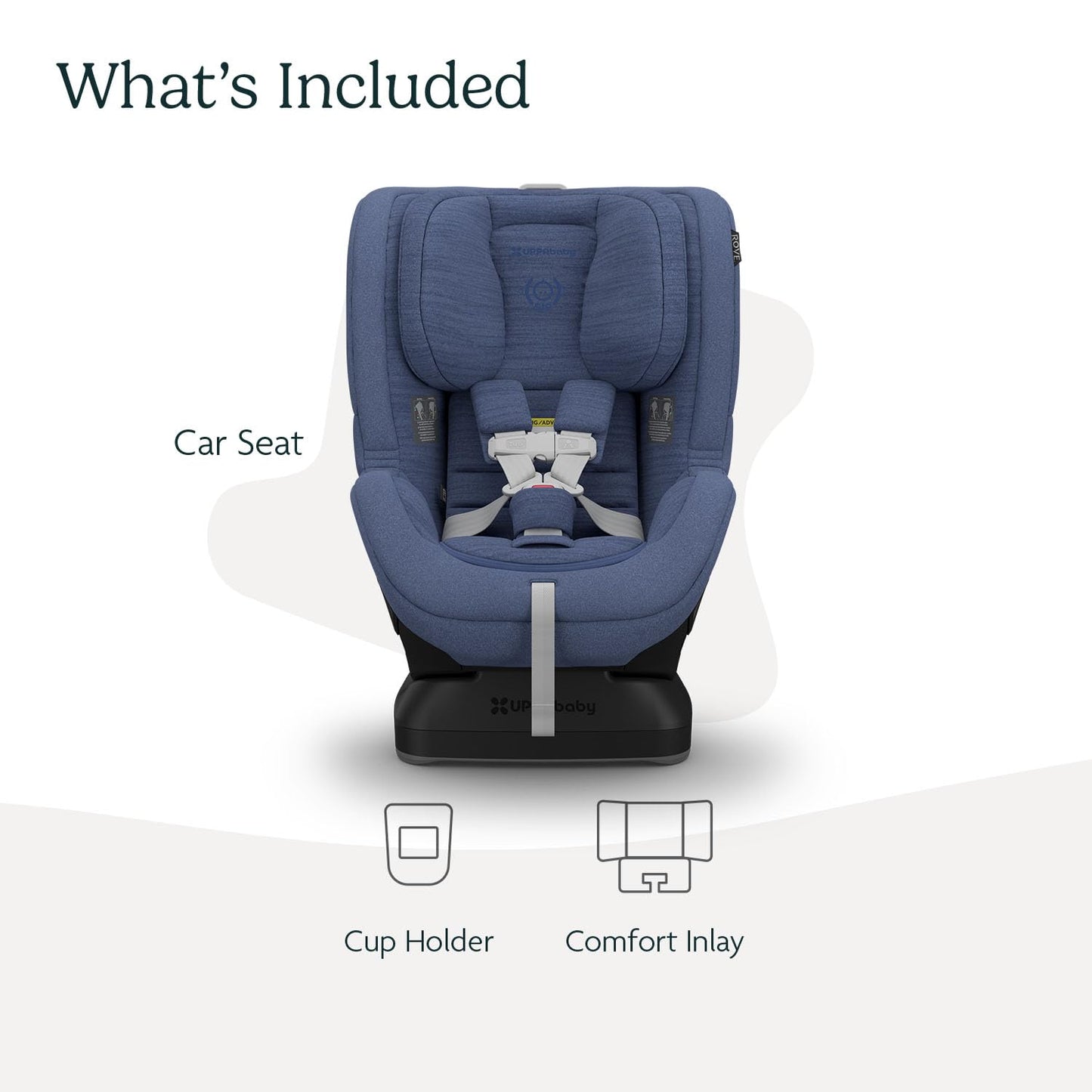 Uppababy Rove Convertible Car Seat - 2-In-1 Rear + Forward Facing - Quick + Secure 3-Step Install - Intuitive Safety Technology