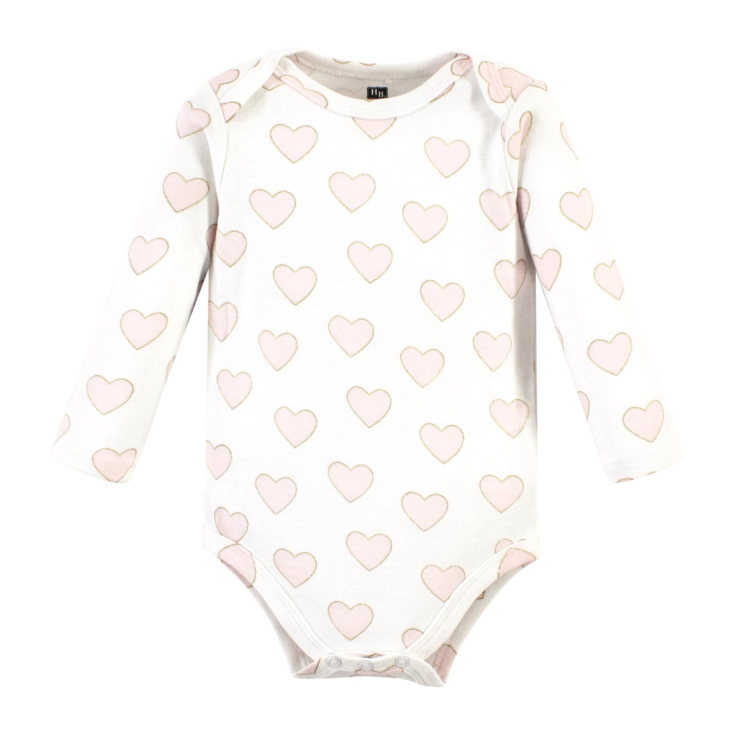 Hudson Baby Unisex Baby Cotton Long-Sleeve Bodysuits, Daddys Little Princess 5-Pack, 9-12 Months