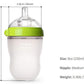 Comotomo Natural Feel 8Oz. Bottle 6 Pack - Green