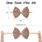 Yanjie 6Pcs Baby Girl Bows Nylon Baby Headbands Soft Velvet Baby Bows Newborn Handmade Hairbands Hair Accessories For Infant Tod