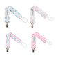 Babygoal Baby Girl Pacifier Clips With Pacifier Case, 4 Pack Metal Teething Clips & Pacifier Clips For Boys And Girls Fits Most