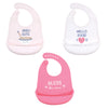 Hudson Baby Unisex Baby Silicone Bibs, Miso Cute, One Size
