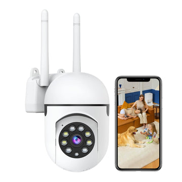 JAIOTlink 1080P Security Camera Wired, Baby Monitor with 360 Pan/Tilt, 2-Way Audio, Color Night Vision, AI Detection, SD/Cloud S