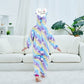 Riverchan Kids Unicorn Onesie Animal Pajamas Halloween Cosplay Costume Sleepwear Gift For Girls And Boys (6-8 Years, Colourful C