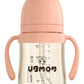 Ubmom No-Spill, Backflow Prevention Sippy Cup With Straw, Ppsu Learner Cup With Handle For Baby And Toddlers, Bpa Free, 6.76Oz (