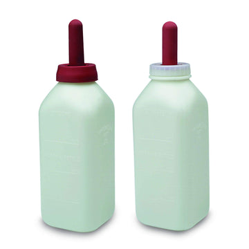 Miller 9312 Co Calf Bottle With Screw Nipple, 2 Quart
