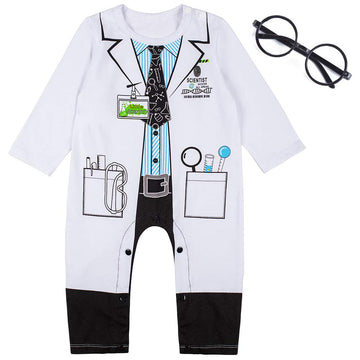 Lensous Baby Boys ' Scientist Costume Bodysuit (Scientist, 18-24 Months)
