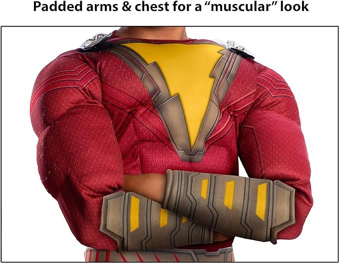 Rubies Child'S Shazam! Movie Deluxe Shazam Costume, Small