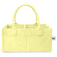 Mr. Pen- Baby Diaper Caddy Organizer, Lemon Glow, Baby Caddy Organizer With Handle, Compact Size, Collapsible & Portable