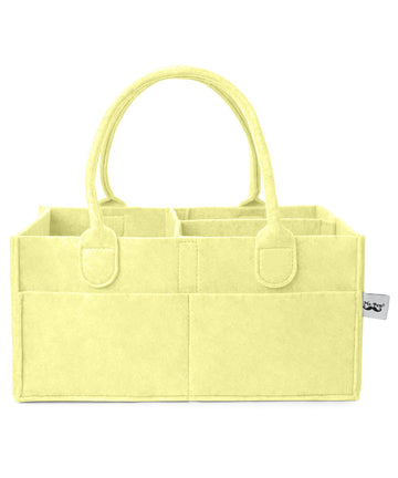 Mr. Pen- Baby Diaper Caddy Organizer, Lemon Glow, Baby Caddy Organizer With Handle, Compact Size, Collapsible & Portable
