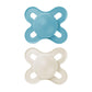 Mam Original Start Matte Newborn Baby Pacifier, Best Pacifier For Breastfed Babies, Sterilizer Case, Boy, 0-3 (Pack Of 2)