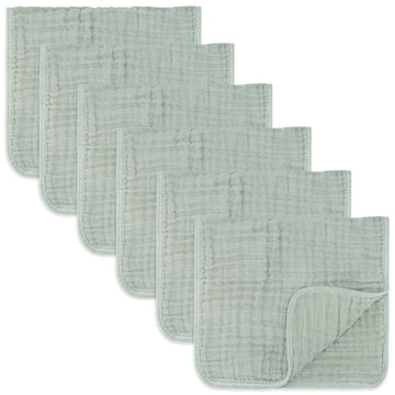 Baby Washcloths, Muslin Cotton Baby Towels, Large 10Ax10A Wash Cloths Soft On Sensitive Skin, Absorbent For Boys & Girls, Newbor