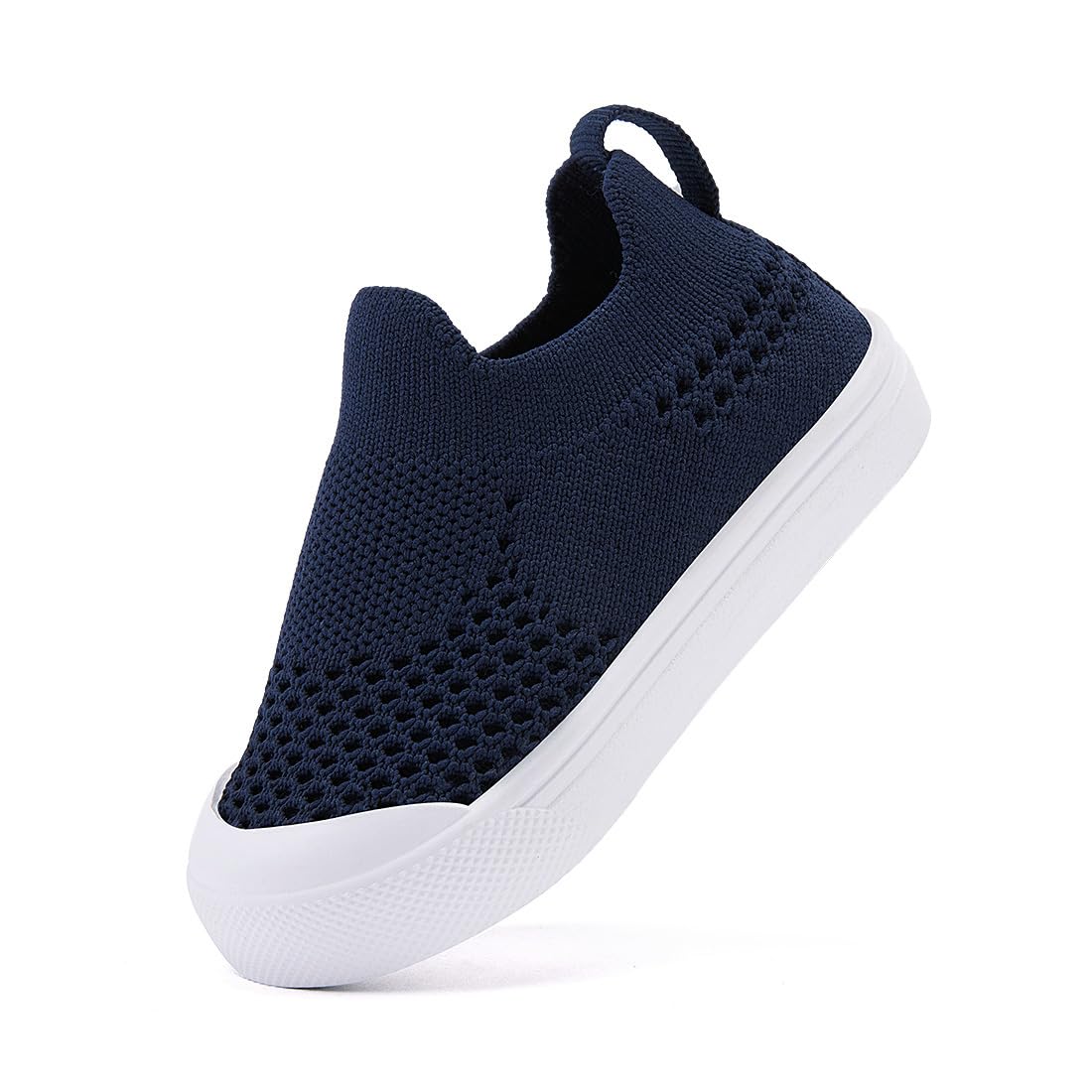 Baby Walking Shoes First Boy Girl Walker Infant Sock Tennis Mesh Sneakers Breathable 6 9 12 18 24 Months Navy Size 6-12 Months I