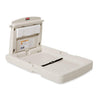 Rubbermaid Commercial Vertical Baby Changing Station, 23' L X 34' W X 4' H, Light Platinum (Fg781988Lplat)