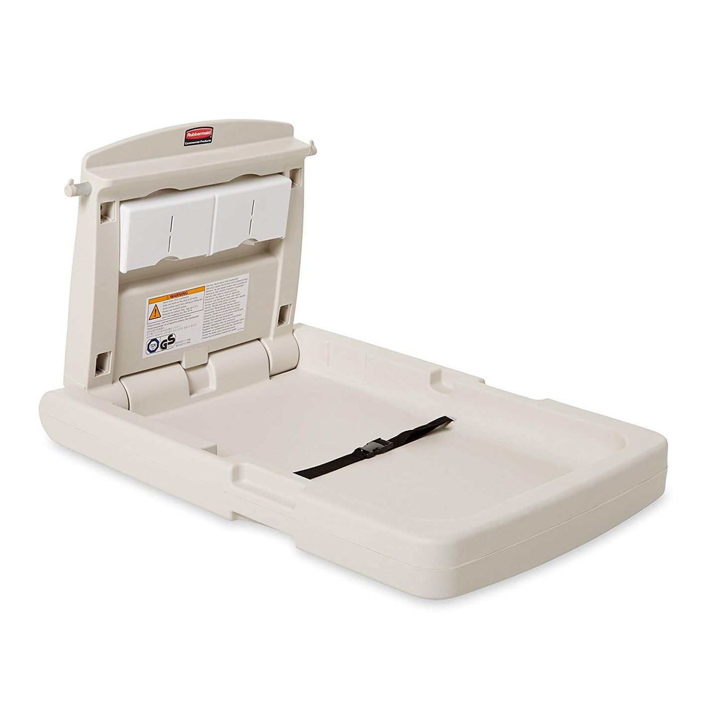 Rubbermaid Commercial Vertical Baby Changing Station, 23' L X 34' W X 4' H, Light Platinum (Fg781988Lplat)