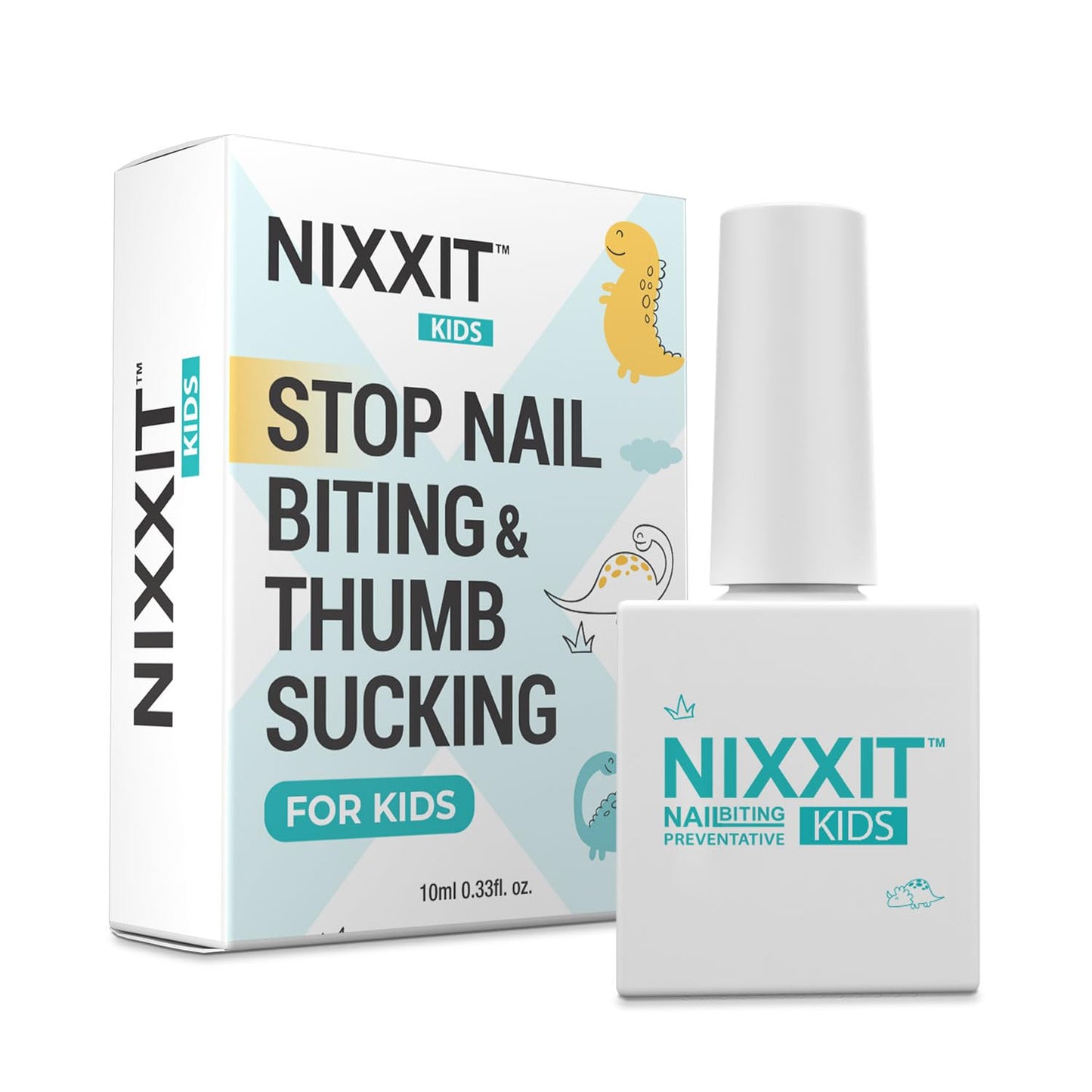 Nail Biting Treatment for Kids - Stop Thumb Sucking for Kids, Toddlers, Children - No Bite Nail Polish Pen - Non Glossy - Deterr